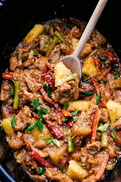 Slow Cooker Pineapple Chicken | The Food Cafe
