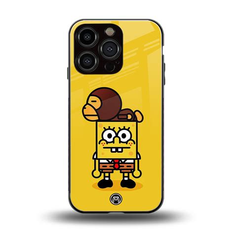 SpongeBob Phone Cover for Iphone 16 Pro | Glass Case – Mymerchandize