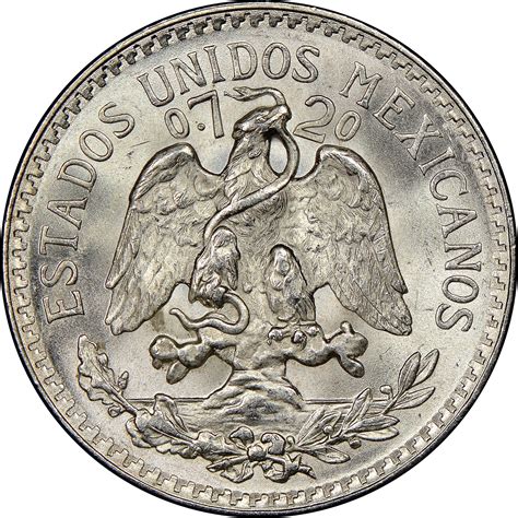 Mexico ESTADOS UNIDOS MEXICANOS 50 Centavos KM 447 Prices & Values | N