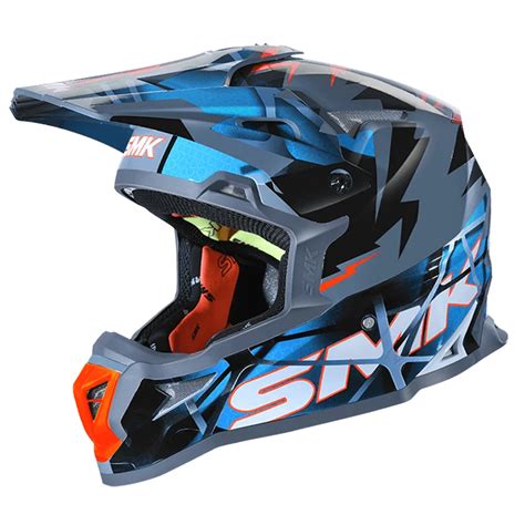 SMK- Allterra Fulmine Off Road / MX Helmet – Biker's Pad