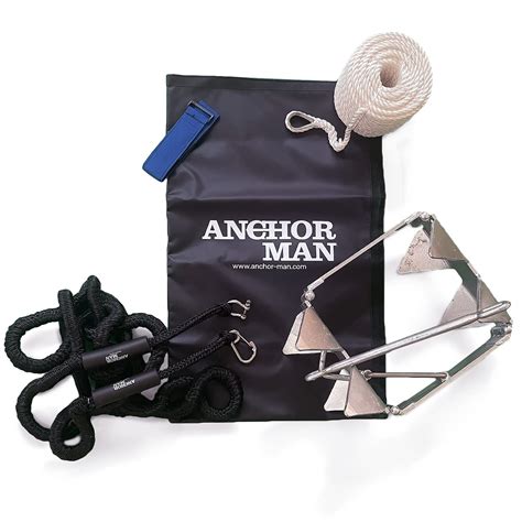 Anchor-Man Box Anchor Kit - Ultimate Boat Anchor Kit 19lb Hot Dipped ...