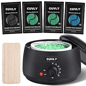 CUVLY Waxing Kit Combo Wax Machine Wax Heater Warmer Hot Wax Heater ...