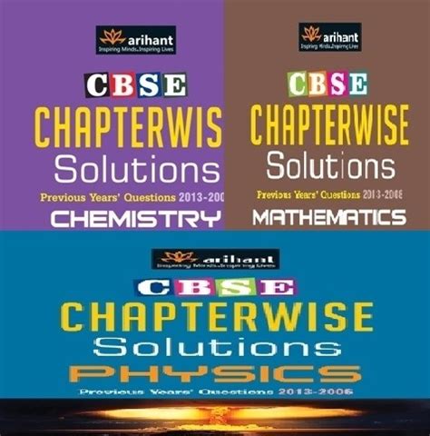 CBSE Chapterwise Solutions Chemistry, Mathematics and Physics for Class ...