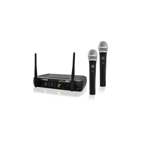 PylePro PDWM3375 Premier Series Professional 2-Channel UHF Wireless ...