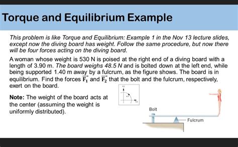 Image result for Torque Equilibrium Example
