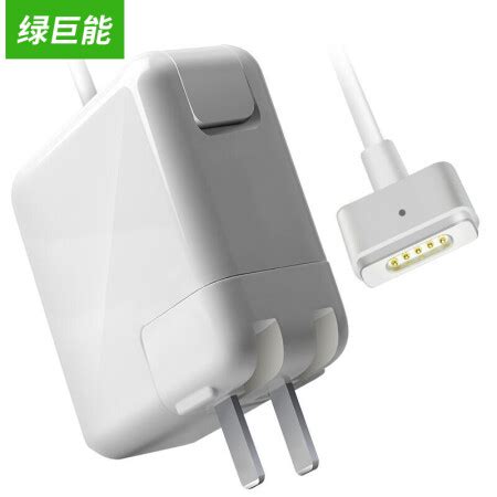 绿巨能（llano）适用苹果电脑充电器60W MacBook Pro A1502 A1425 A1435笔记本电源适配器线16.5V3.65A ...