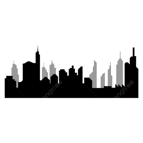 New York Skyline Silhouette Png