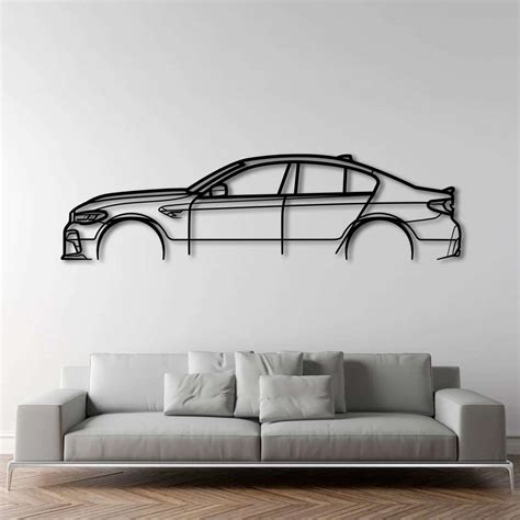 BMW M5 (F90 LCI) METAL WALL ART – DopeCars