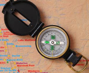 Image result for How to Use a Compass without Map