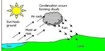 Describe the process of creating precipitation precipitation with ...