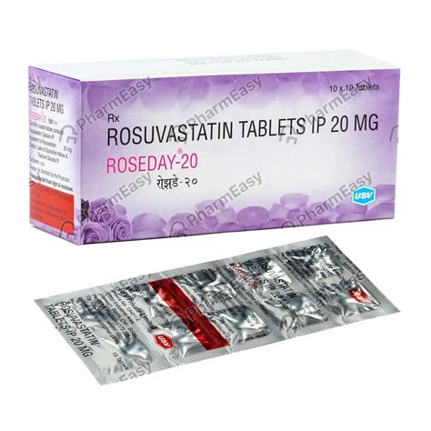 Roseday 20 MG Tablet (10): Uses, Side Effects, Price & Dosage | PharmEasy