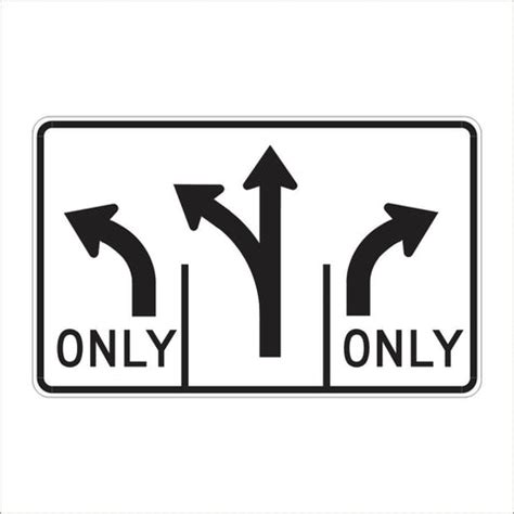 Image result for Intersection Lane Control Sign