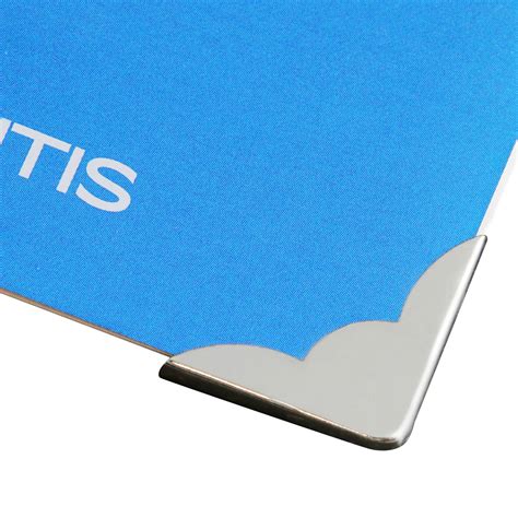 A 22 - 22 x 22 mm | niquelado Esquinas para libros metal | SPRINTIS.ES