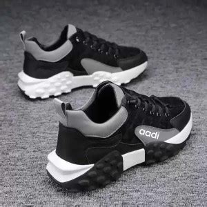 aadi Men's Black Synthetic Leather Comfortable Lightweight Outdoor ...