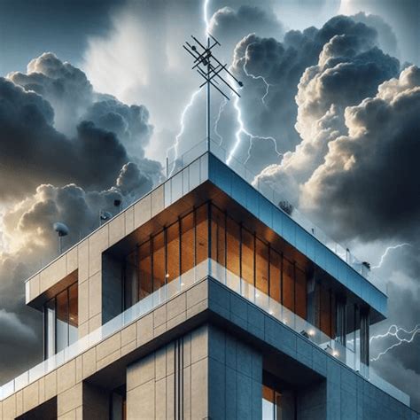 Image result for Lightning Rod Installation