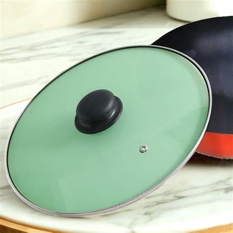 Buy UMAI 24 cm: Glass Lid for Utensils with Steel Rim – GlobalBees Shop