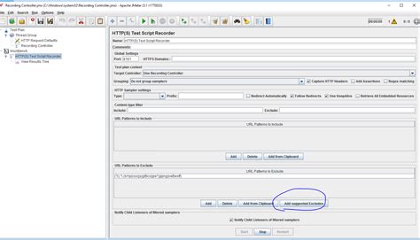 JMeter Test Script Recorder 的图像结果