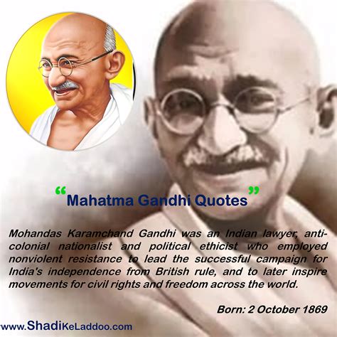 TOP BEST Mahatma Gandhi Jayanti Quotes Message Slogan Images | Mahatma ...