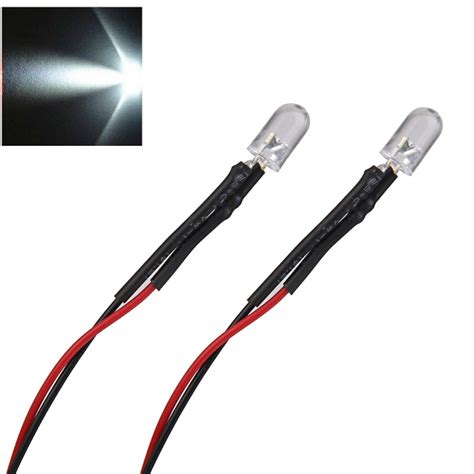 5-Colors Single LED Bulb Indicator Light Attached Pre-Wired Bright 9 ...