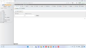 Create Database Using Xampp 的图像结果