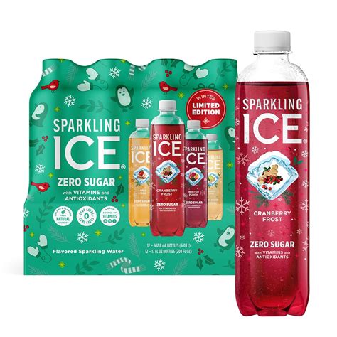 Amazon.com: Sparkling Ice Winter Variety Pack, Flavored Sparkling Water ...