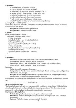 Image result for Short Note On Array Sttring in Java