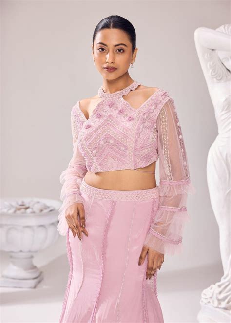 20 Gorgeous High Neck Blouse Designs