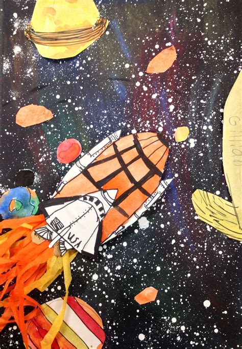 projet d'arts sur l'espace APPRENDRE LA PEINTURE FACILEMENT ET L'ART # ...