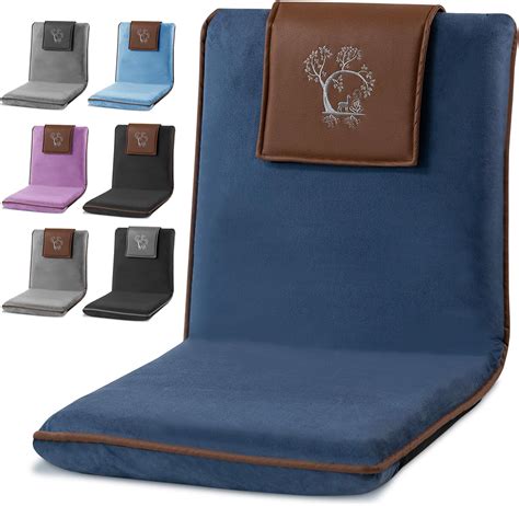 Japanese Meditation Floor Chair with Back Support for Adults - Premium ...