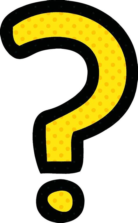 Image result for Yellow Cartoon Question Mark
