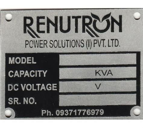 Image result for Serial Number Plate