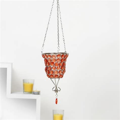 Buy Splendid Cone Hanging T-Light Holder from Home Centre at just INR 295.0