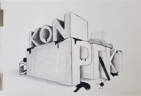 Image result for 2-Point Perspective Name Drawing