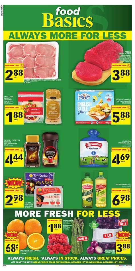 Image result for Food Basic Deals