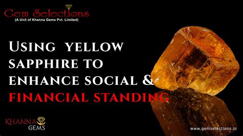 Using yellow sapphire to enhance social and financial standing | Gem ...