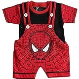 Buy Kashvi Kids Denim Dungaree Dress Set (White, 6-12 Months) at Amazon.in