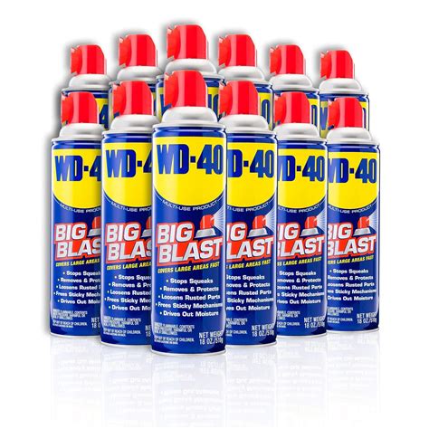 WD-40 Multi-Use Product with Big-Blast Spray 18 OZ [12-Pack] : Amazon ...