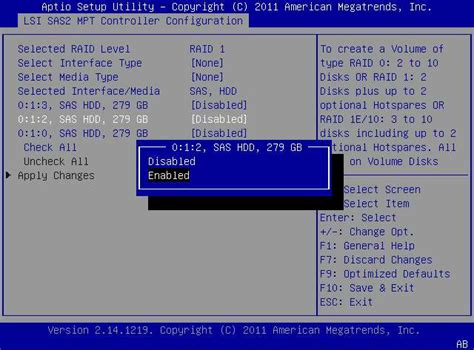 Using the UEFI Menu to Create a Bootable RAID Volume (x86) - Sun ...