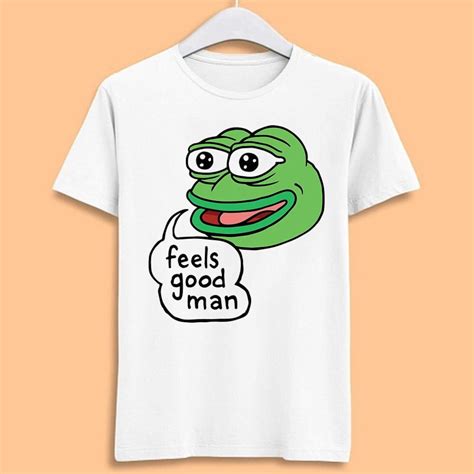 The Frog Toad Feels Good Man Meme Music Gift Funny Style Unisex Top ...