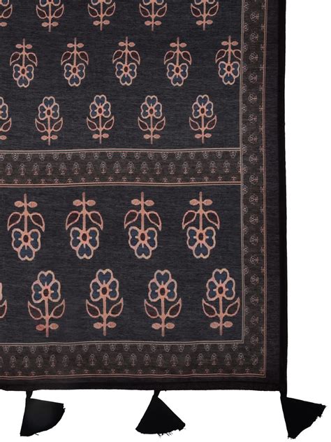 Dupatta Bazaar, Black Kalamkari Printed dupatta ,Silk Dupatta ...