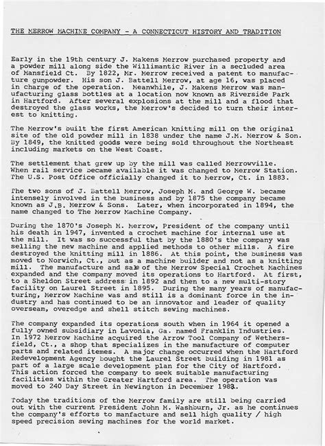 Image result for Merrow Sewing Machine Company