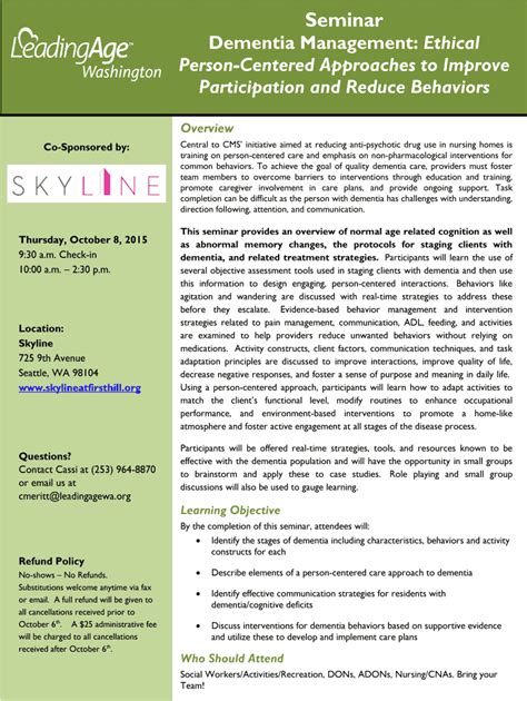 Fillable Online Dementia Management Ethical Person-Centered Approaches ...