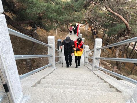 搀扶六旬老人登山、免费姜茶暖身又暖心……游客点赞青岛景区-半岛网