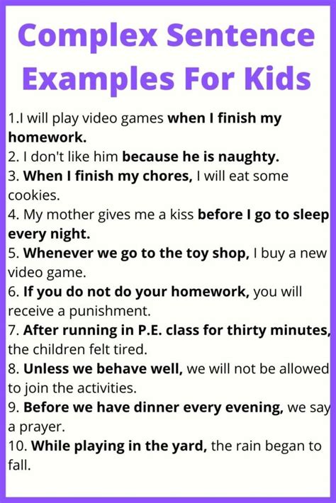 Complex Sentence Examples: How to Form For Better Writing | TPR Teaching