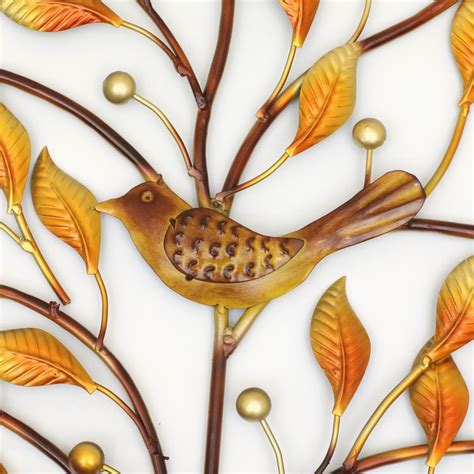 Buy VEDAS Mystical India Metal Tree with Birds Wall Accent from Vedas ...