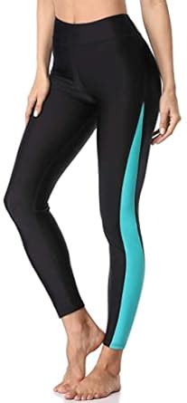 Buy ATTRACO Swimming Leggings for Women Skin Tight Swim Pants Rash ...