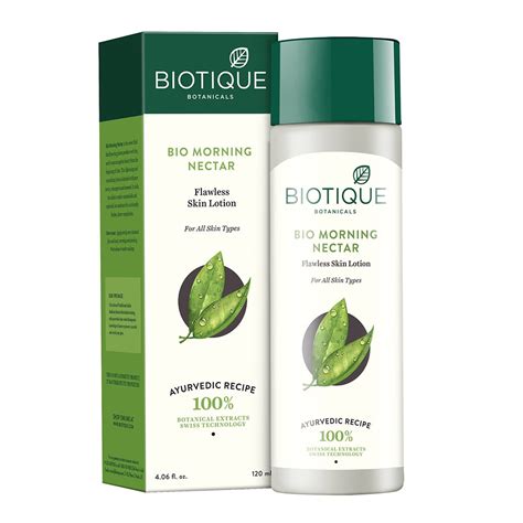 Biotique Bio Morning Nectar Flawless Lightening Lotion, 120ml : Amazon ...