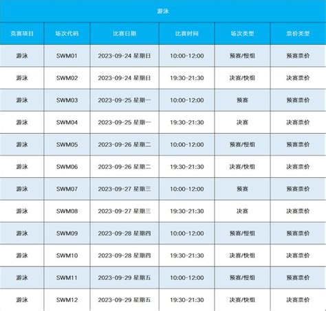 “重头戏”开场！杭州亚运会游泳、软式网球、攀岩项目开启预售__财经头条