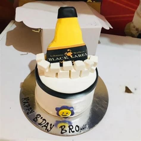 Black Label Theme Cake Delivery in Delhi NCR - ₹3,799.00 : Cake Express