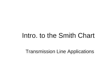 Image result for Transmission Line Matching Smith Chart